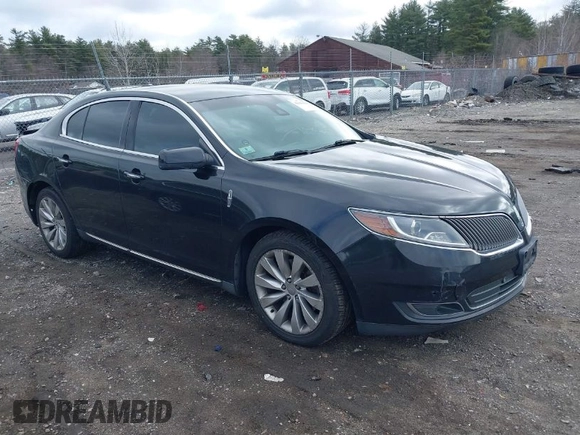 2014 Lincoln MKS with VIN 1LNHL9EK0EG601444, listed as a IAAI auction lot 41849160 with 164,791 mi miles. Bid and sale history available at carsss.com. Image 1.