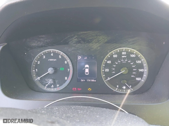 2015 Hyundai Sonata 2.4L SE with VIN 5NPE24AF2FH036309, listed as a IAAI auction lot 41814577 with 174,199 mi miles. Bid and sale history available at carsss.com. Image 7.
