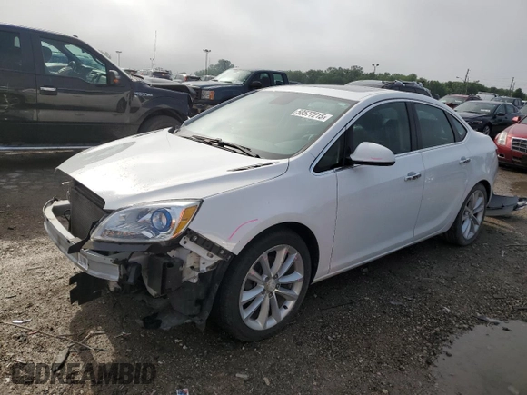 2016 Buick Verano Group with VIN 1G4PS5SK2G4184960, listed as a Copart auction lot 58577215 with 124,358 mi miles and Salvage title. Bid and sale history available at DreamBid. Image 1.