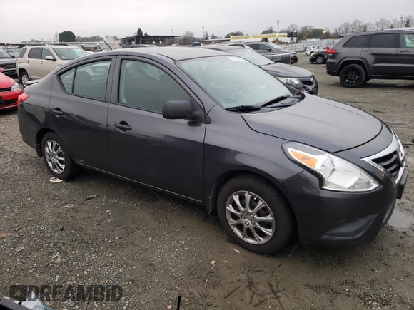 2015 Nissan Versa S Plus with VIN 3N1CN7AP5FL880792, listed as a Copart auction lot 86258494 with 158,228 mi miles and Salvage Title. Bid and sale history available at DreamBid. Image 4.