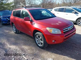 2008 Toyota RAV4 Ltd with VIN JTMBK34V585051468, listed as a IAAI auction lot 41863398 with 160,514 mi miles. Bid and sale history available at carsss.com. Image 1.