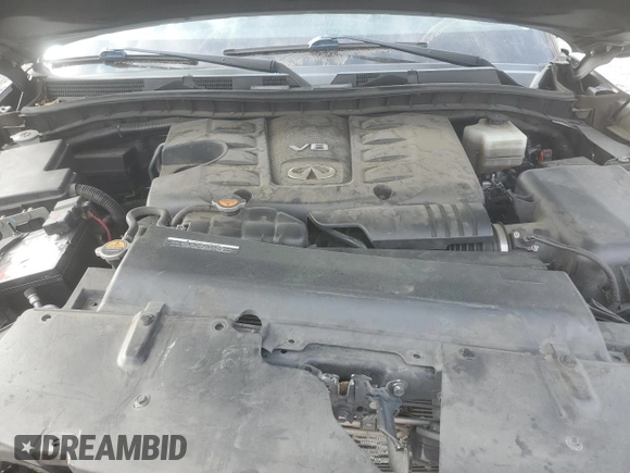 2018 Infiniti QX80 with VIN JN8AZ2NE0J9192824, listed as a Copart auction lot 43952445 with 122,085 mi miles and Salvage title. Bid and sale history available at DreamBid. Image 14.