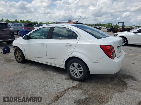 2014 Chevrolet Sonic LT with VIN 1G1JC5SH8E4242409, listed as a Copart auction lot 55356865 with 141,497 mi miles and Clean Title. Bid and sale history available at DreamBid. Image 2.