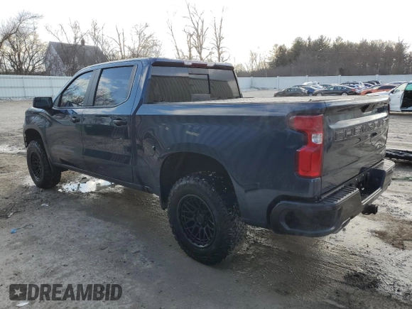2021 Chevrolet Silverado 1500 LT Trail Boss with VIN 1GCPYFED9MZ349276, listed as a Copart auction lot 50032425 with 69,099 mi miles and Salvage Title. Bid and sale history available at DreamBid. Image 2.