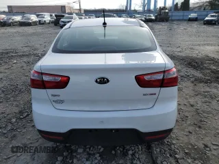 2014 Kia Rio EX with VIN KNADN4A37E6404403, listed as a Copart auction lot 86813694 with 0 mi miles and Salvage Title. Bid and sale history available at carsss.com. Image 6.