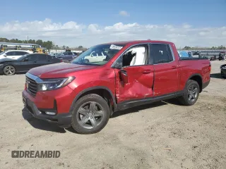 2023 Honda Ridgeline RTL z VIN 5FPYK3F59PB034510, wystawiony jako Copart lot #48854335 z przebiegiem 20 504 mil mil oraz Szkoda całkowita • Salvage title. Historia ofert i sprzedaży dostępna na DreamBid. Obrazek 1.