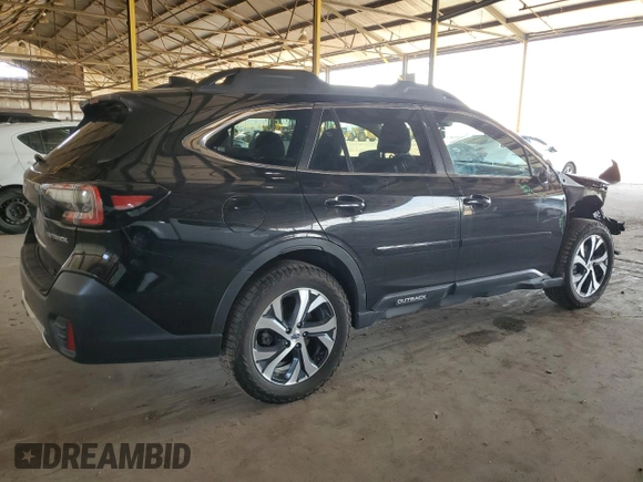 2022 Subaru Outback Limited with VIN 4S4BTANC6N3101022, listed as a Copart auction lot 60279615 with 93,012 mi miles and Salvage title. Bid and sale history available at DreamBid. Image 3.