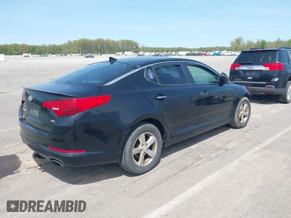 2013 Kia Optima LX with VIN 5XXGM4A72DG094053, listed as a IAAI auction lot 42095069 with 141,409 mi miles. Bid and sale history available at carsss.com. Image 4.
