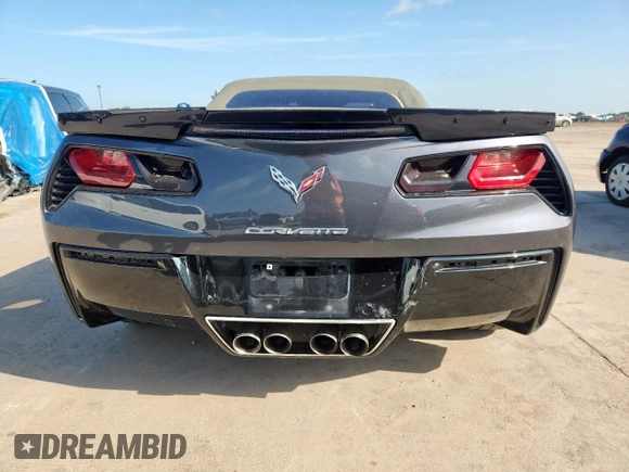 2014 Chevrolet Corvette Z51 2LT with VIN 1G1YJ3D77E5123886, listed as a Copart auction lot 64612555 with 91,136 mi miles and Clean title. Bid and sale history available at DreamBid. Image 6.