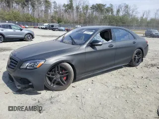 2018 Mercedes-Benz S 560 z VIN WDDUG8GB8JA384193, wystawiony jako Copart lot #49703435 z przebiegiem 65 665 mil mil oraz Szkoda całkowita • Salvage title. Historia ofert i sprzedaży dostępna na DreamBid. Obrazek 1.