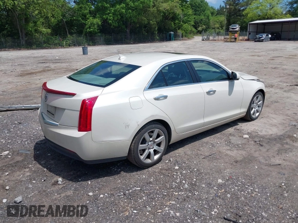 2014 Cadillac ATS Standard RWD with VIN 1G6AA5RA6E0171128, listed as a IAAI auction lot 42226859 with 90,308 mi miles and . Bid and sale history available at DreamBid. Image 4.
