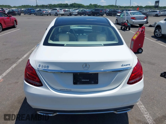 2017 Mercedes-Benz C 300 with VIN 55SWF4KB1HU183192, listed as a IAAI auction lot 42562516 with 29,356 mi miles and . Bid and sale history available at DreamBid. Image 16.