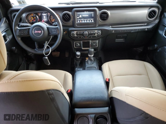 2022 Jeep Wrangler Unlimited Sport with VIN 1C4HJXDNXNW199299, listed as a Copart auction lot 67140934 with 30,996 mi miles and Salvage Title. Bid and sale history available at DreamBid. Image 8.