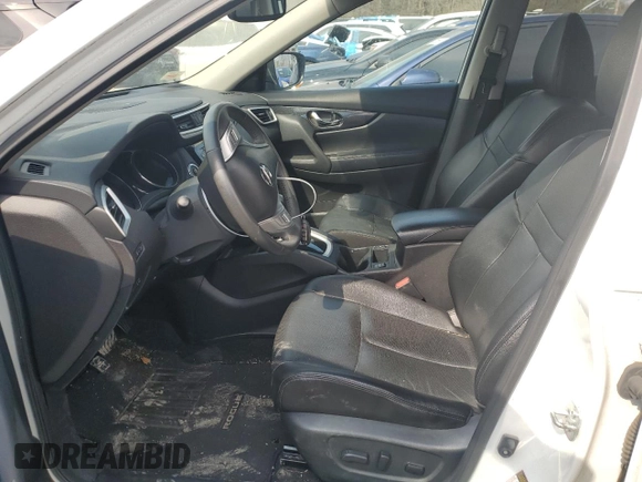 2016 Nissan Rogue SL with VIN 5N1AT2MV9GC851764, listed as a Copart auction lot 49112735 with 76,933 mi miles and Salvage Title. Bid and sale history available at DreamBid. Image 7.