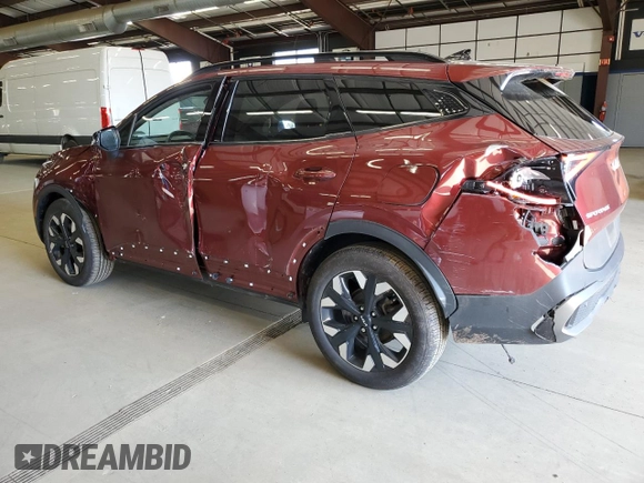 2024 Kia Sportage X-Line with VIN 5XYK6CDF0RG172009, listed as a Copart auction lot 54208585 with 15,143 mi miles and Salvage Title. Bid and sale history available at carsss.com. Image 2.