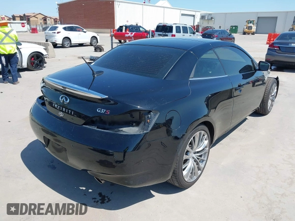 2011 Infiniti G37 with VIN JN1CV6FE1BM952590, listed as a IAAI auction lot 41990678 with 103,088 mi miles. Bid and sale history available at carsss.com. Image 4.