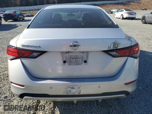 2022 Nissan Sentra S with VIN 3N1AB8BV3NY311279, listed as a Copart auction lot 50554015 with 65,622 mi miles and Salvage Title. Bid and sale history available at carsss.com. Image 6.