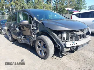 2018 Honda Odyssey EX with VIN 5FNRL6H5XJB100482, listed as a IAAI auction lot 42616266 with 82,953 mi miles and . Bid and sale history available at DreamBid. Image 6.