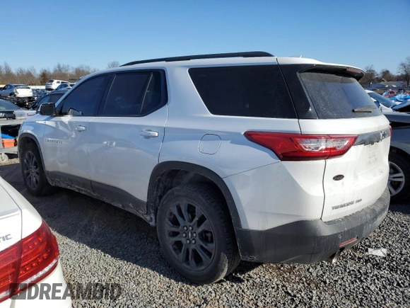 2019 Chevrolet Traverse RS with VIN 1GNEVJKW6KJ252144, listed as a Copart auction lot 42980605 with 94,045 mi miles and Salvage Title. Bid and sale history available at carsss.com. Image 2.