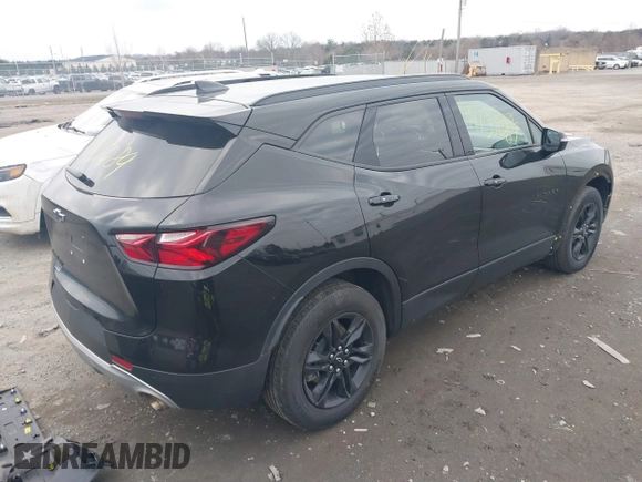 2022 Chevrolet Blazer LT with VIN 3GNKBJRS5NS231299, listed as a IAAI auction lot 41135089 with 54,443 mi miles and . Bid and sale history available at DreamBid. Image 4.