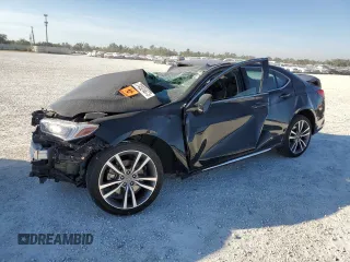2020 Acura TLX w/Technology Pkg with VIN 19UUB3F48LA001288, listed as a Copart auction lot 74524673 with 0 mi miles and Non Repairable. Bid and sale history available at carsss.com. Image 1.