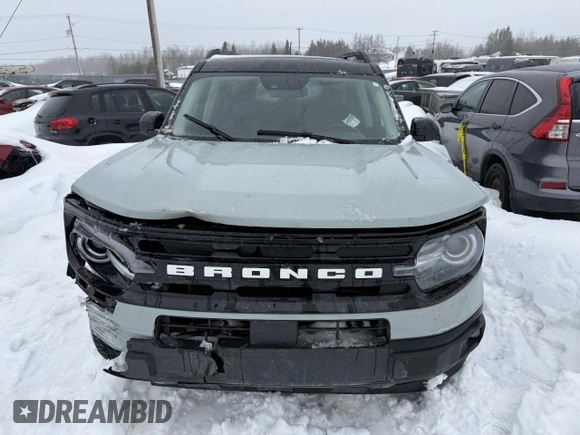 2021 Ford Bronco Sport Outer Banks with VIN 3FMCR9C68MRA13717, listed as a Copart auction lot 51311205 with 75,685 mi miles and Salvage title. Bid and sale history available at DreamBid. Image 5.