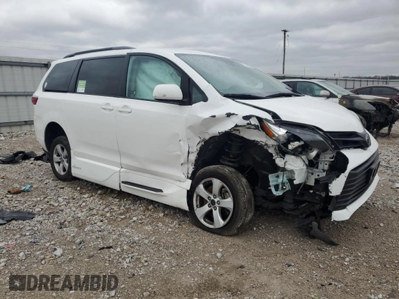 2019 Toyota Sienna LE Auto Access Seat with VIN 5TDKZ3DC0KS984058, listed as a Copart auction lot 87044624 with Not Provided miles and Salvage Title. Bid and sale history available at DreamBid. Image 4.