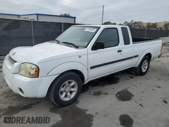 2001 Nissan Frontier XE with VIN 1N6DD26S91C398560, listed as a Copart auction lot 87893925 with 184,831 mi miles and Salvage title. Bid and sale history available at DreamBid. Image 1.