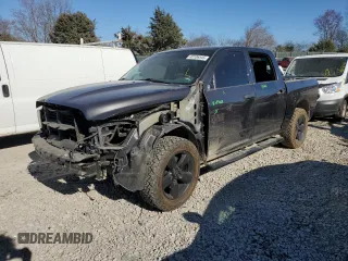 2018 Ram 1500 Tradesman with VIN 1C6RR6KG4JS141533, listed as a Copart auction lot 49106545 with 152,591 mi miles and Salvage title. Bid and sale history available at DreamBid. Image 1.