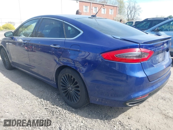 2013 Ford Fusion Titanium with VIN 3FA6P0K98DR167591, listed as a IAAI auction lot 42110477 with 160,971 mi miles. Bid and sale history available at carsss.com. Image 3.