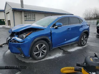 2019 Lexus NX with VIN JTJBARBZ4K2208747, listed as a Copart auction lot 46144495 with 111,036 mi miles and Clean Title. Bid and sale history available at carsss.com. Image 1.