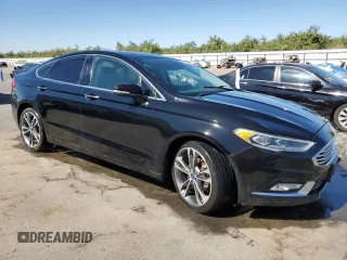 2018 Ford Fusion Titanium with VIN 3FA6P0K91JR146027, listed as a Copart auction lot 83468784 with 67,046 mi miles and Salvage title. Bid and sale history available at DreamBid. Image 4.