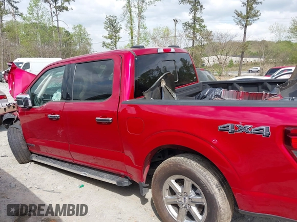 2024 Ford F-150 XLT with VIN 1FTFW3LD8RFA31497, listed as a IAAI auction lot 41941063 with 1 mi miles. Bid and sale history available at carsss.com. Image 14.