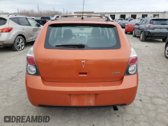 2010 Pontiac Vibe w/1SB with VIN 5Y2SP6E06AZ408077, listed as a Copart auction lot 85924104 with 0 mi miles and Clean Title. Bid and sale history available at carsss.com. Image 6.