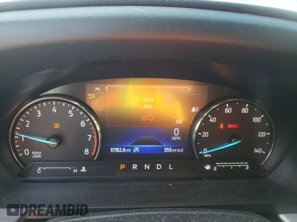2023 Ford Explorer XLT with VIN 1FMSK7DH9PGB45255, listed as a Copart auction lot 57446875 with 11,782 mi miles and Salvage title. Bid and sale history available at DreamBid. Image 9.