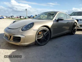 2014 Porsche 911 Carrera with VIN WP0AA2A90ES107197, listed as a Copart auction lot 75607494 with 0 mi miles and Salvage Title. Bid and sale history available at carsss.com. Image 1.