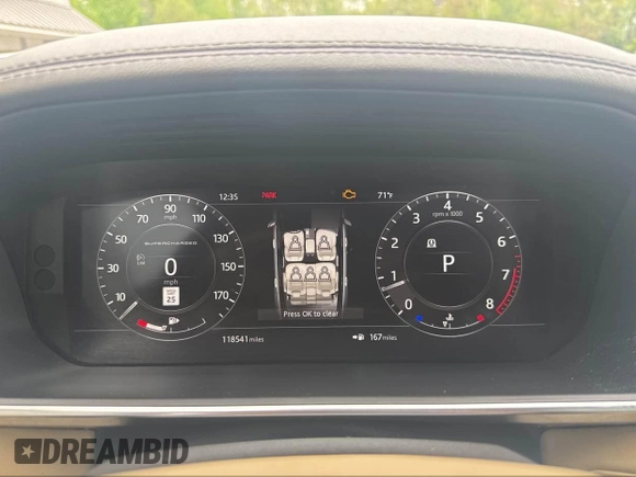 2018 Land Rover Range Rover с VIN SALGS5RE3JA380542, выставлен на аукционе IAAI как лот 42286564 с пробегом 118 541 миль миль и . История ставок и продаж доступна на DreamBid. Изображение 7.