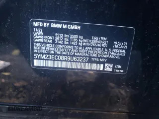2024 BMW X4 M z VIN 5YM23EC08R9U63237, wystawiony jako Copart lot #42429705 z przebiegiem 16 495 mil mil oraz Szkoda całkowita • Salvage title. Historia ofert i sprzedaży dostępna na DreamBid. Obrazek 12.