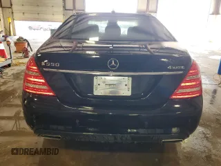 2012 Mercedes-Benz S 550 with VIN WDDNG9EB4CA472903, listed as a Copart auction lot 54872435 with 147,471 mi miles and Salvage Title. Bid and sale history available at DreamBid. Image 6.