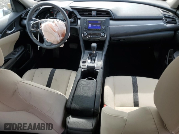 2018 Honda Civic LX with VIN 2HGFC2F55JH597340, listed as a Copart auction lot 53557495 with 8,232 mi miles and Salvage Title. Bid and sale history available at DreamBid. Image 8.