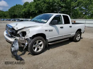 2008 Dodge 1500 SLT with VIN 1D7HU18278S566052, listed as a Copart auction lot 59409414 with 130,965 mi miles and Clean Title. Bid and sale history available at carsss.com. Image 1.
