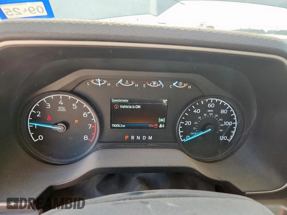 2022 Ford F-150 XL with VIN 1FTFW1E57NKE15119, listed as a Copart auction lot 60677985 with 79,006 mi miles and Salvage title. Bid and sale history available at DreamBid. Image 9.