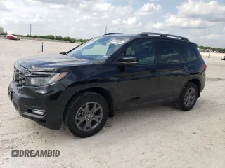 2025 Honda Passport TrailSport z VIN 5FNYF8H6XSB020043, wystawiony jako Copart lot #55141675 z przebiegiem 895 mil mil oraz Szkoda całkowita • Salvage title. Historia ofert i sprzedaży dostępna na DreamBid. Obrazek 1.