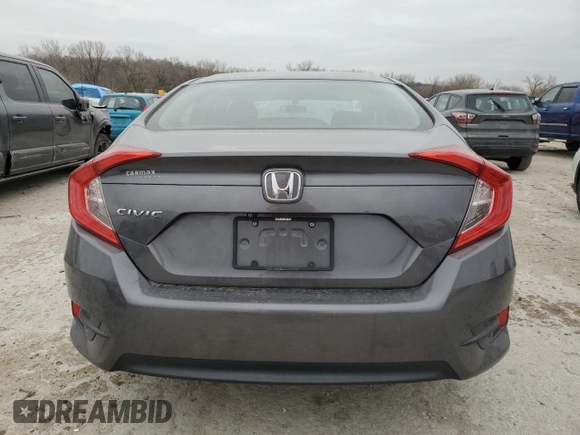 2016 Honda Civic LX with VIN 2HGFC2F58GH508868, listed as a Copart auction lot 49806585 with 77,332 mi miles and Salvage Title. Bid and sale history available at carsss.com. Image 6.