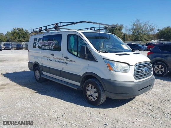 2016 Ford Transit Cargo Van with VIN 1FTYR1ZM3GKA86536, listed as a IAAI auction lot 41478663 with 188,174 mi miles. Bid and sale history available at carsss.com. Image 1.
