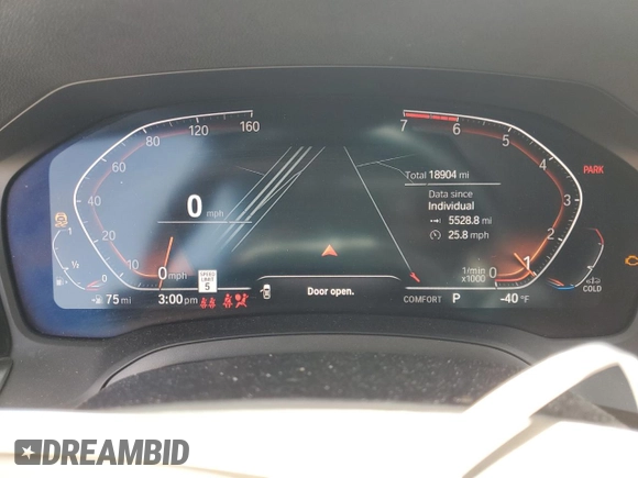 2021 BMW 4 Series 430i with VIN WBA23AT08MCG90733, listed as a Copart auction lot 47617915 with 18,904 mi miles and Salvage title. Bid and sale history available at DreamBid. Image 9.