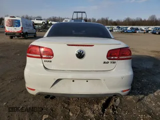2012 Volkswagen Eos Lux with VIN WVWFW7AH0CV006913, listed as a Copart auction lot 87315134 with 126,069 mi miles and Salvage Title. Bid and sale history available at DreamBid. Image 6.
