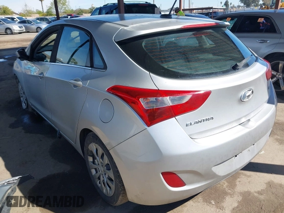 2017 Hyundai Elantra GT with VIN KMHD35LH2HU380871, listed as a IAAI auction lot 41827531 with 118,027 mi miles. Bid and sale history available at carsss.com. Image 3.