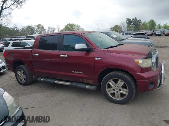 2007 Toyota Tundra Limited with VIN 5TFEV58147X027981, listed as a IAAI auction lot 41789128 with 233,593 mi miles and . Bid and sale history available at DreamBid. Image 13.