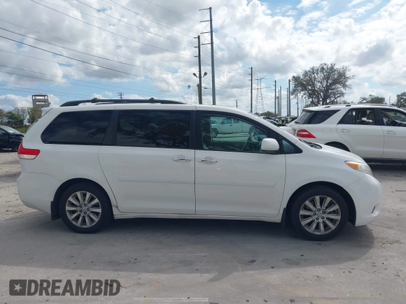 2011 Toyota Sienna XLE with VIN 5TDDK3DC6BS029472, listed as a IAAI auction lot 41554859 with 145,393 mi miles. Bid and sale history available at carsss.com. Image 14.